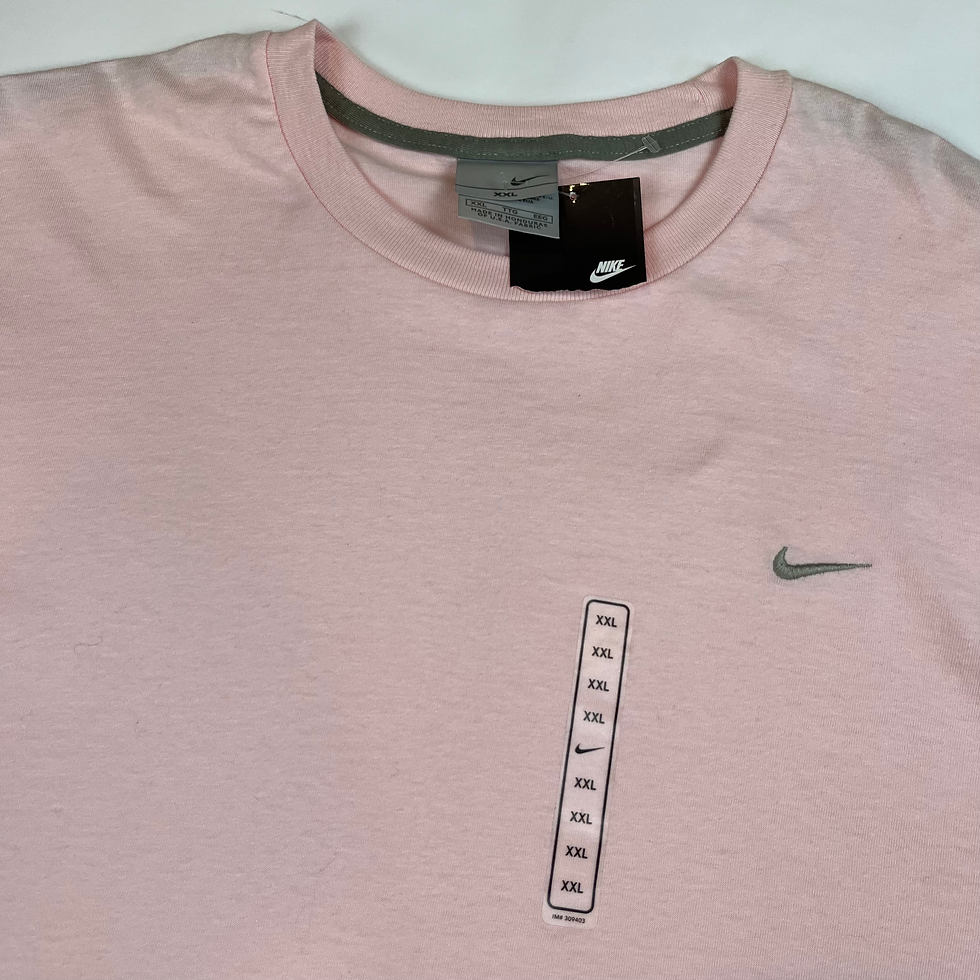Thumbnail: 2000s Nike Swoosh T-Shirt Pink NWT Size XXL