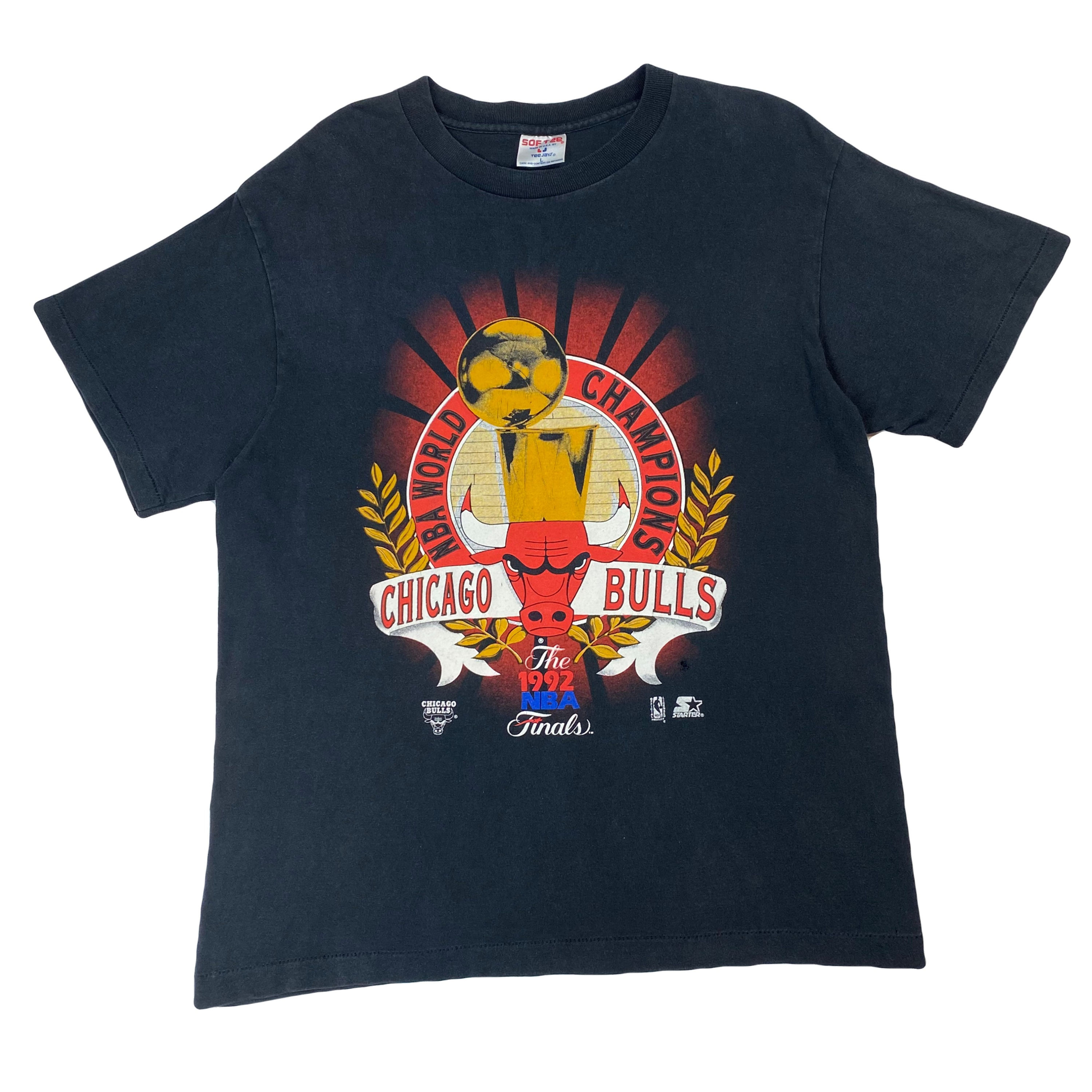 1992 Chicago Bulls Championship T-Shirt Size L