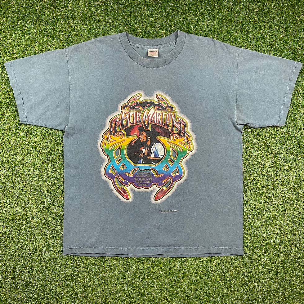 Thumbnail: 1999 Bob Marley Rasta Music Graphic T-Shirt Size XL