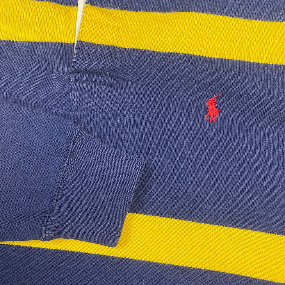 Thumbnail: 90s Polo Ralph Lauren Striped Rugby Size M