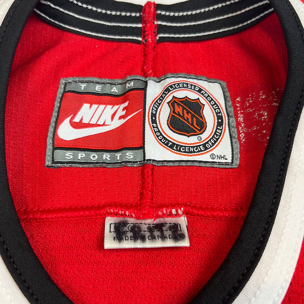Thumbnail: 90s Nike Chicago Blackhawks Chelios Jersey Size XL