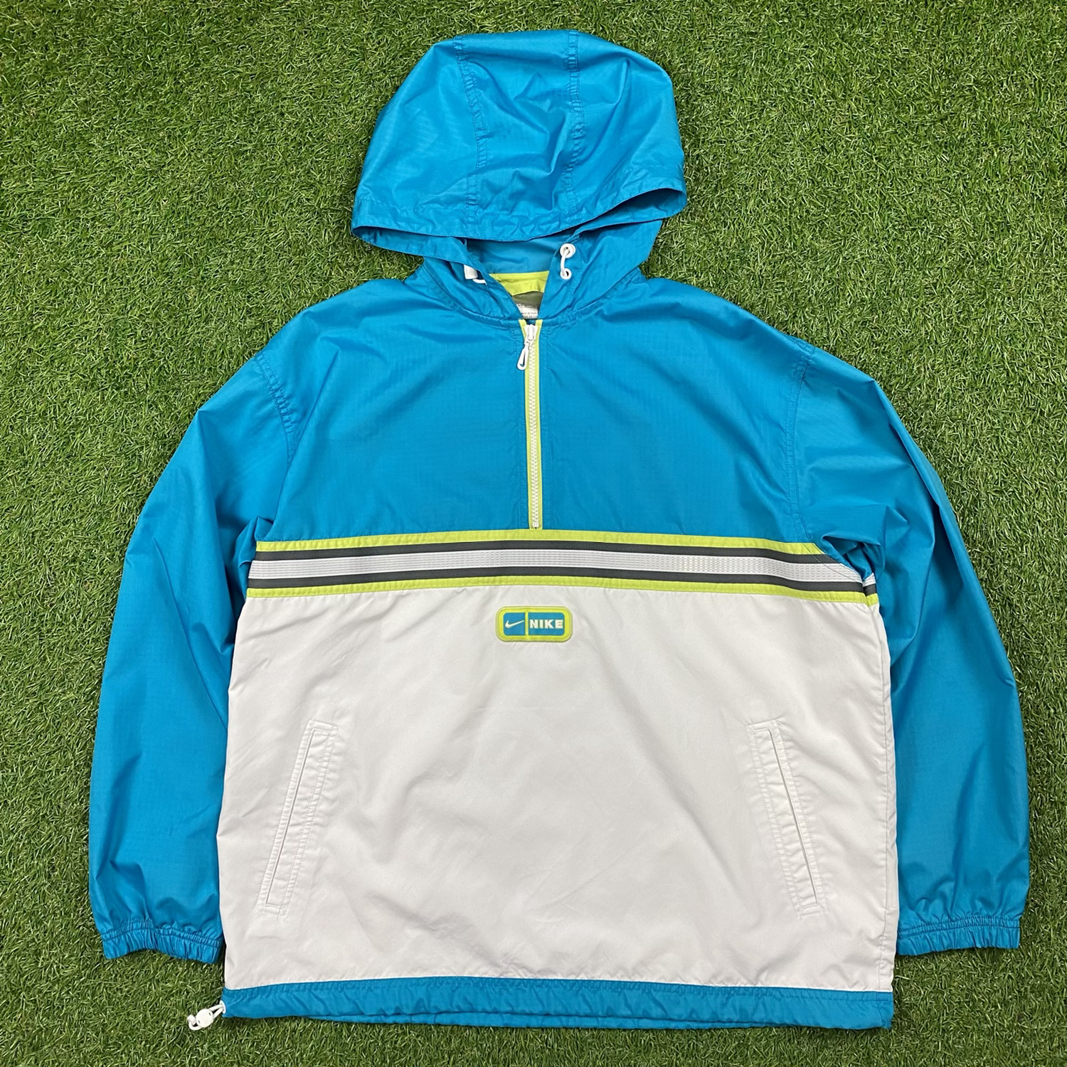 2000s Nike 1/4 Zip Windbreaker Jacket Size M