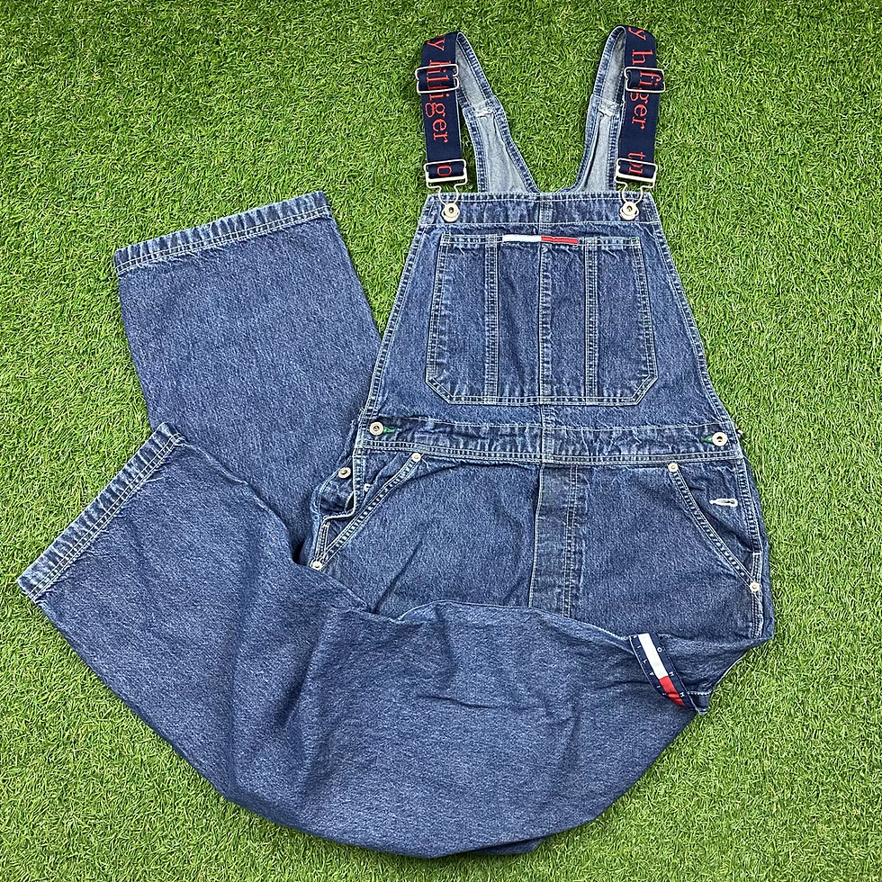 Tommy Hilfiger Denim Overalls Size M Y2K 2000s