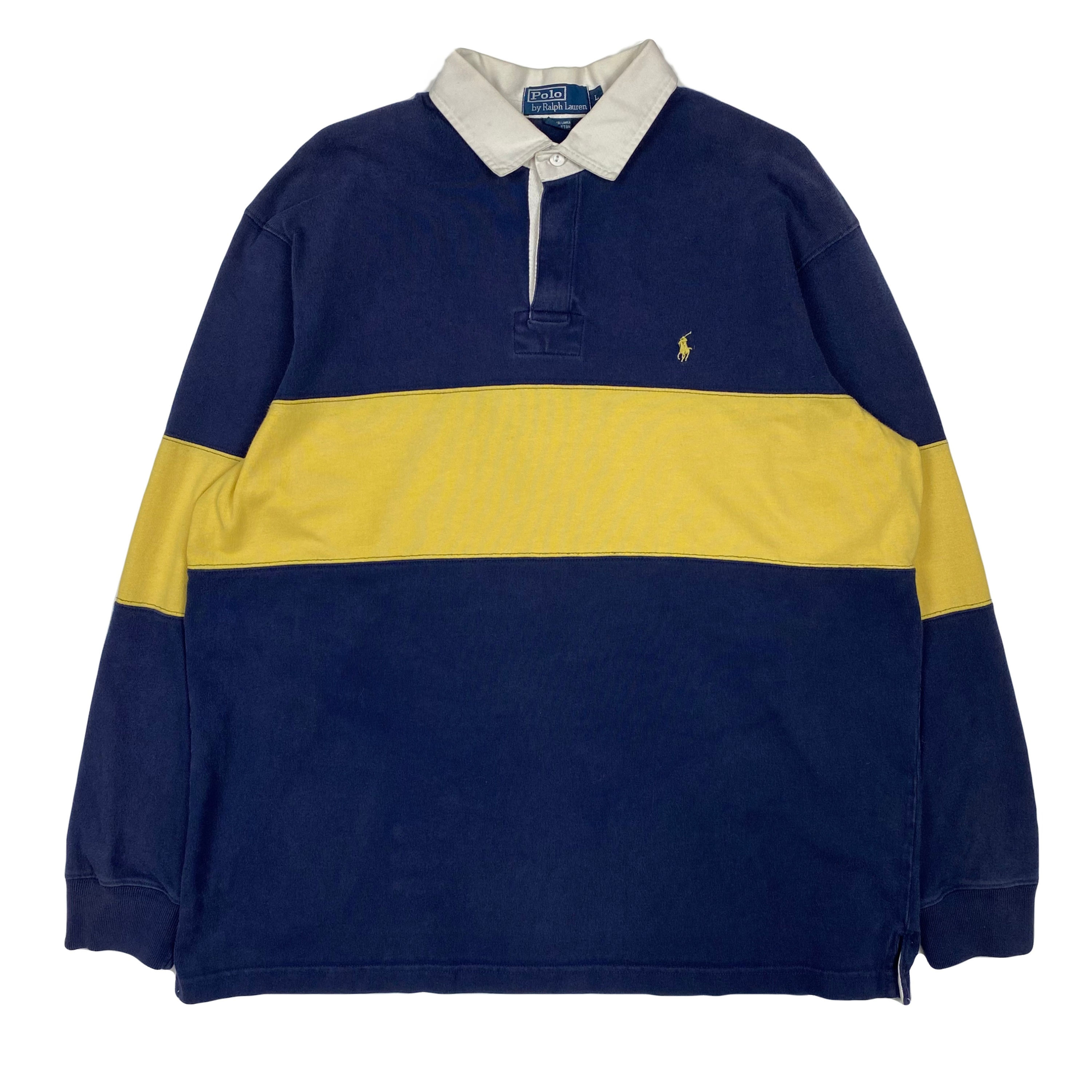 90s Polo Ralph Lauren Striped Rugby Size L