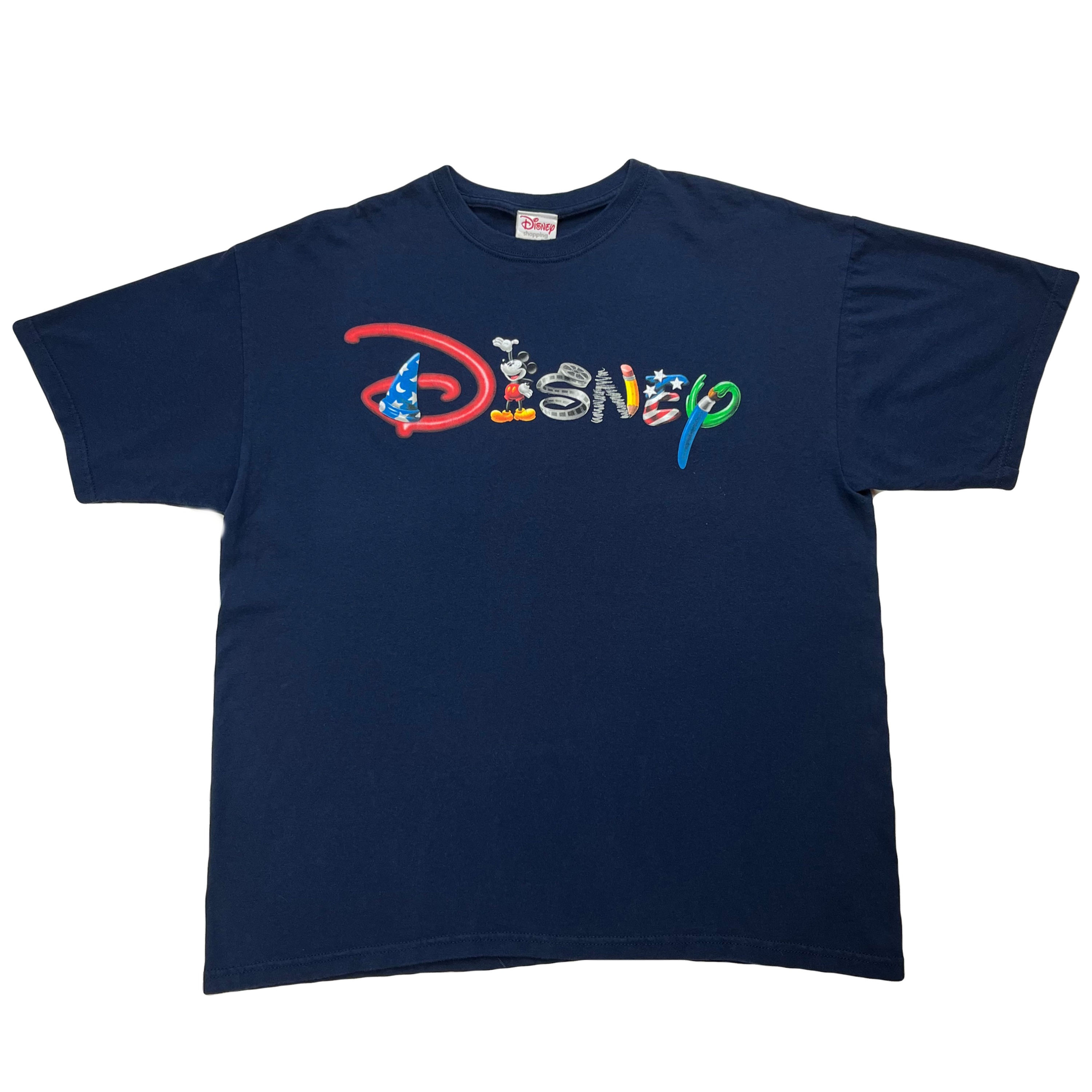 90s Disney World Spellout T-Shirt Size XL