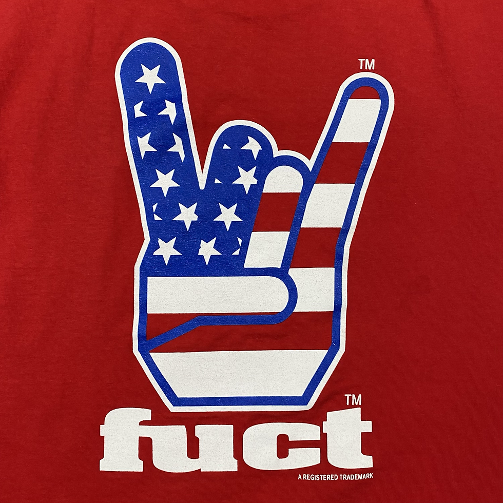 Thumbnail: 2015 Fuct Horned Hand Pocket T-Shirt Size M