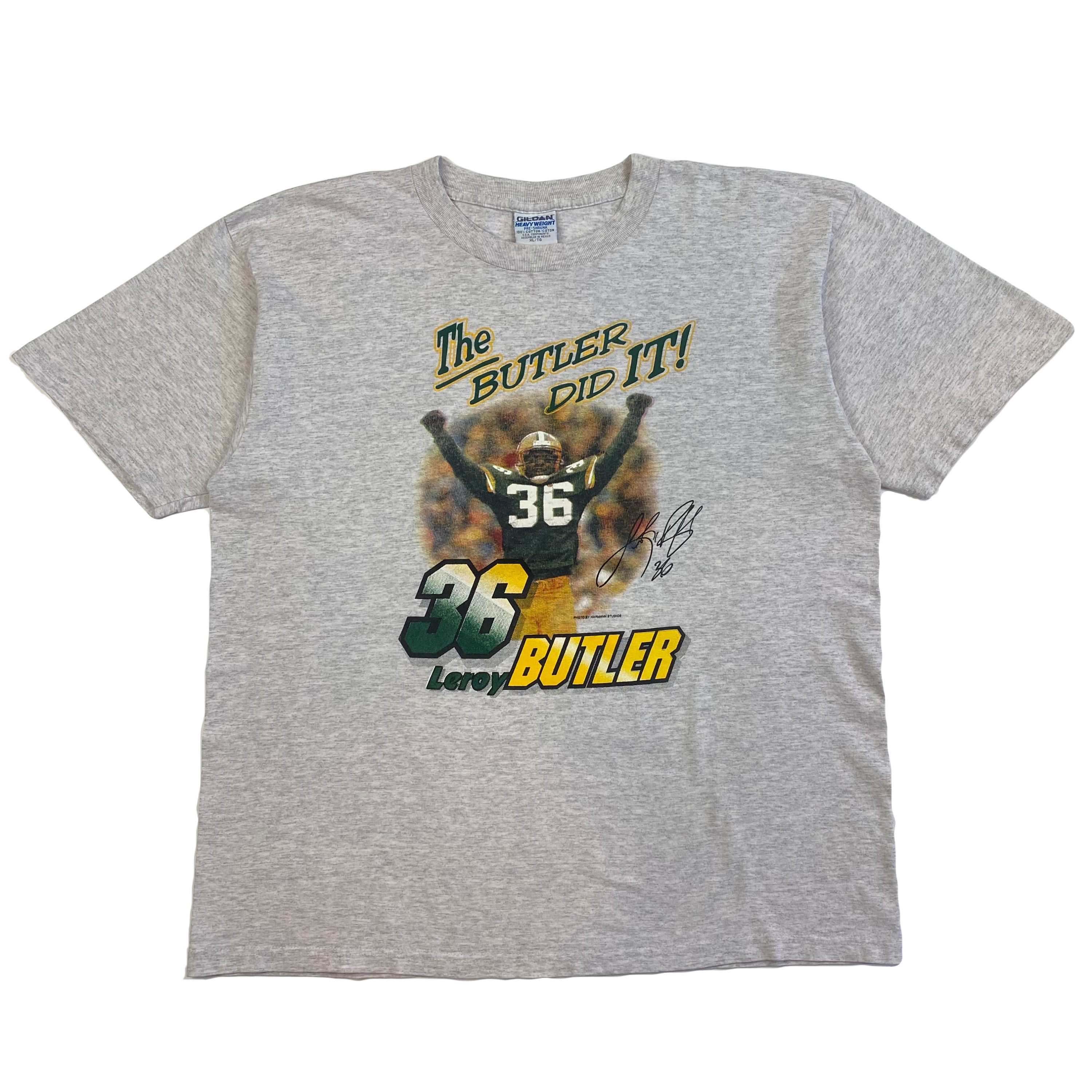 90s Green Bay Packers Leroy Butler T-Shirt Size XL