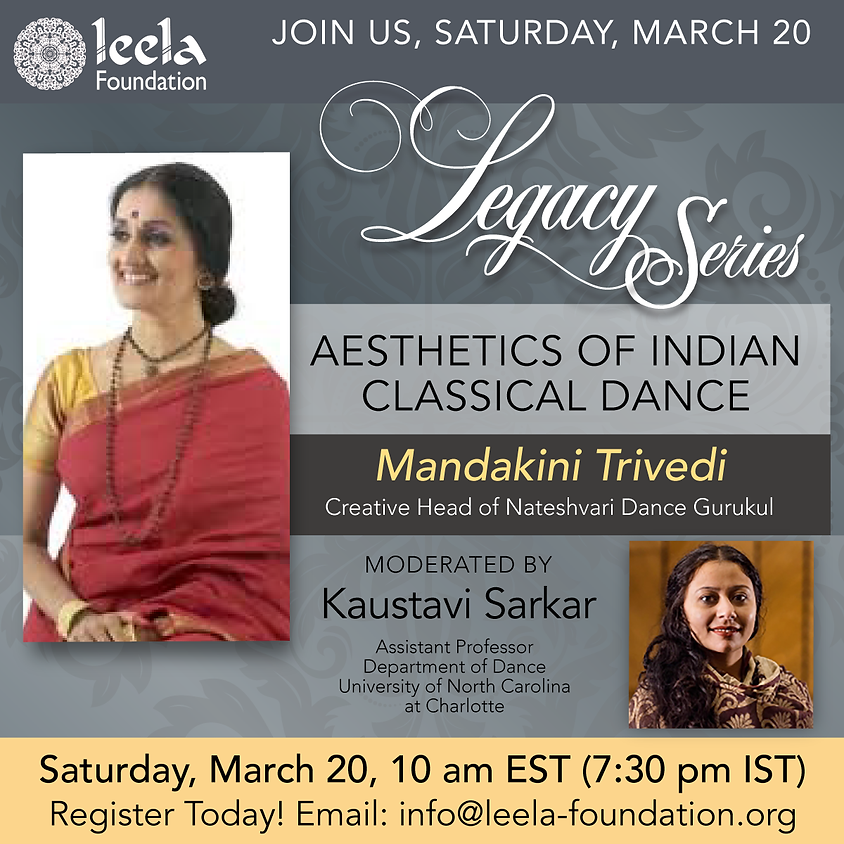 Legacy Series - Aesthetics of Indian Classical Dance