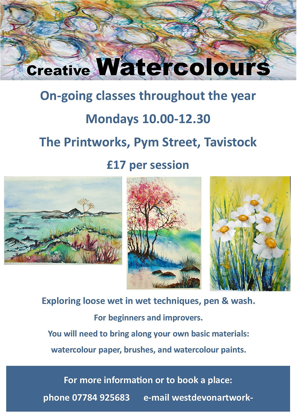 creative watercolours on going