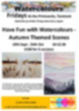 have fun with watercolours Fridays 2 autumn 25