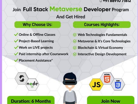 Full Stack Metaverse Developer Course Launch at Immersive Skills Academy