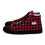 Thumbnail: Plaid Wisdom Men’s high top canvas shoes