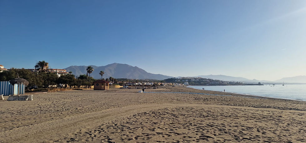 Sabinillas Beach on the Costa del Sol
