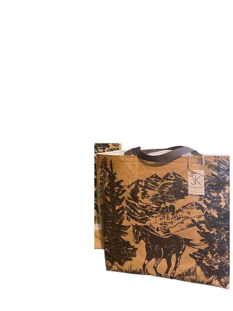 Thumbnail: Feed bag tote - Horse in the Mountains