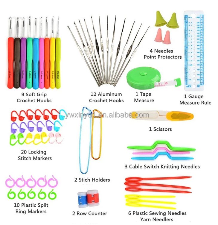 Thumbnail: Complete Crochet Hook & Accessories Set – Comfort, Style, and Organization in On