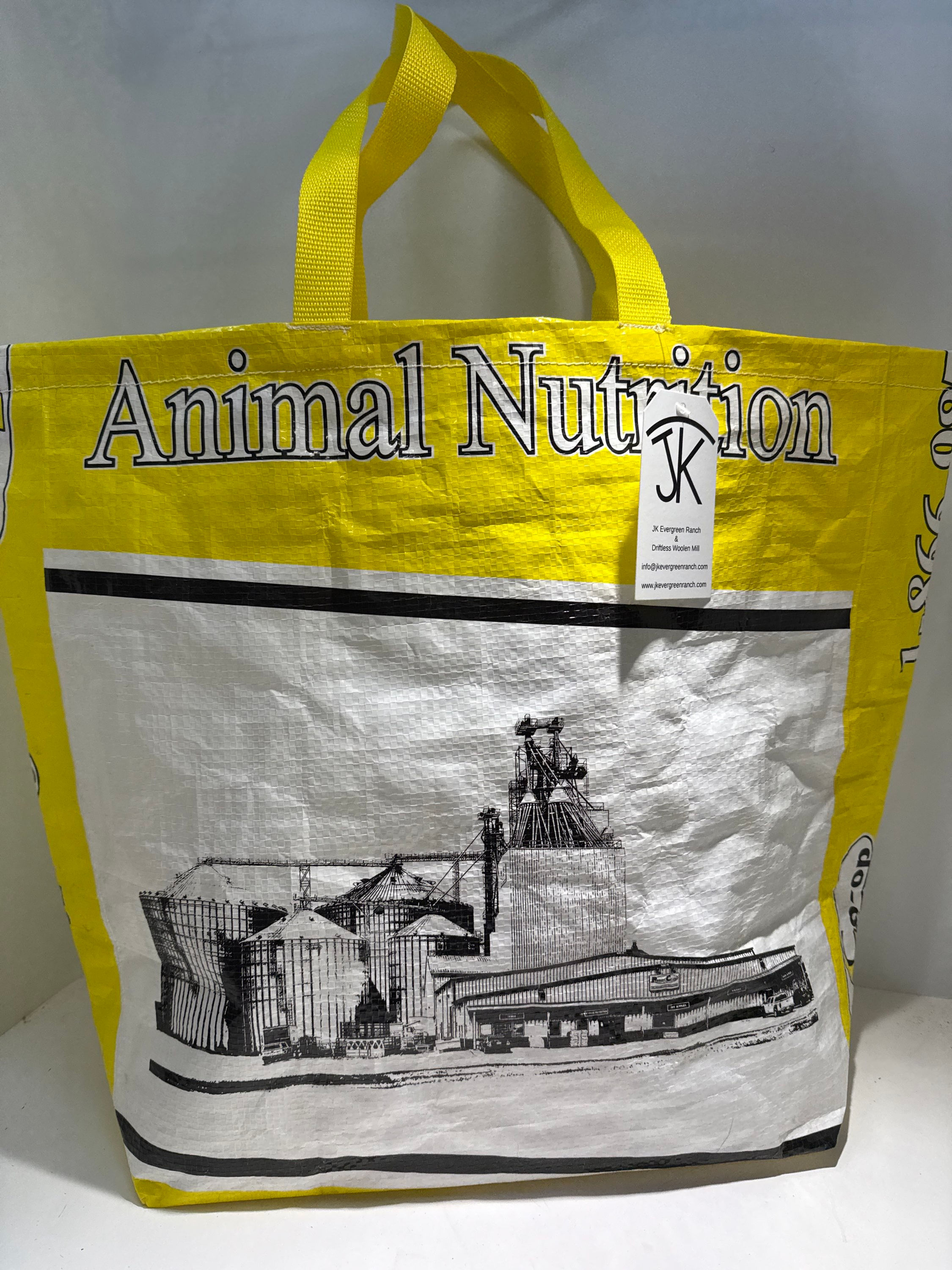 Feed bag tote - Animal nutrition yellow