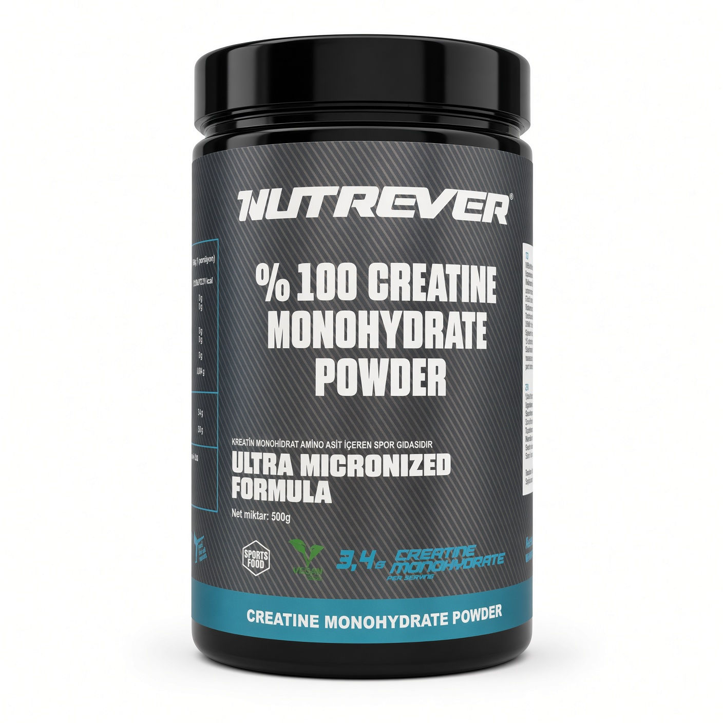 Nutrever Creatine Micronized 500 Gr