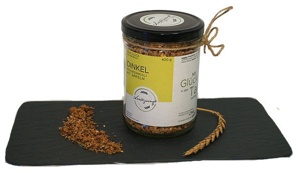 Dinkelmüsli, Lindlbauerngut, Dinkel, Familie Glück