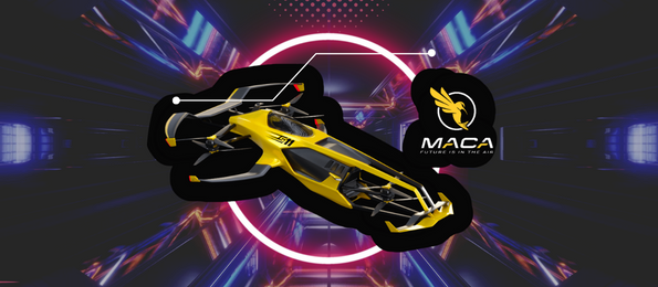 MACA Unveils First Hydrogen-Powered Flying Racecar, Feat. New Design & Impressive Strategic Partners