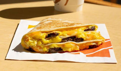 Taco Bell Steak Breakfast Stacker