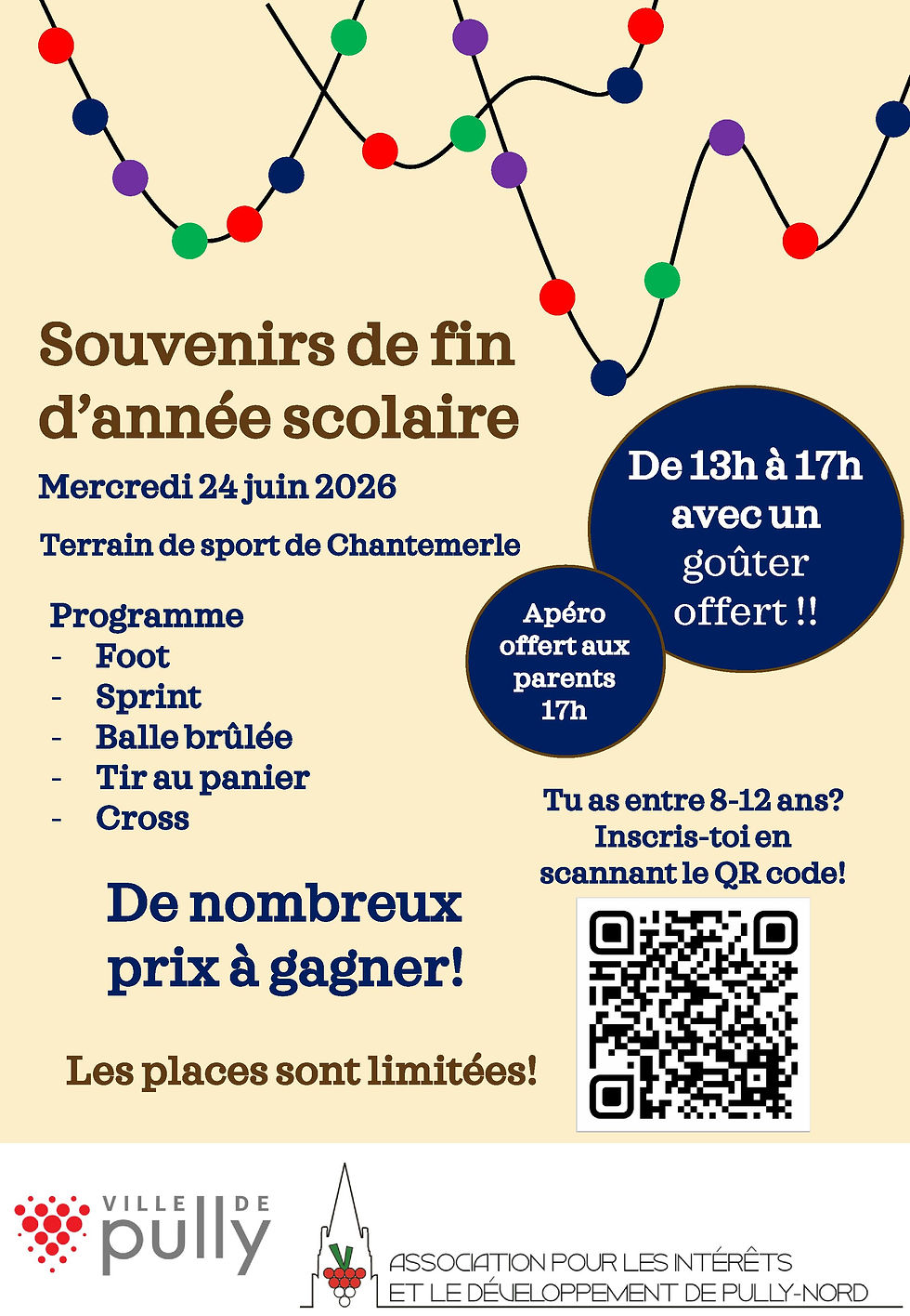 Souvenirs de fin d'année scolaire
