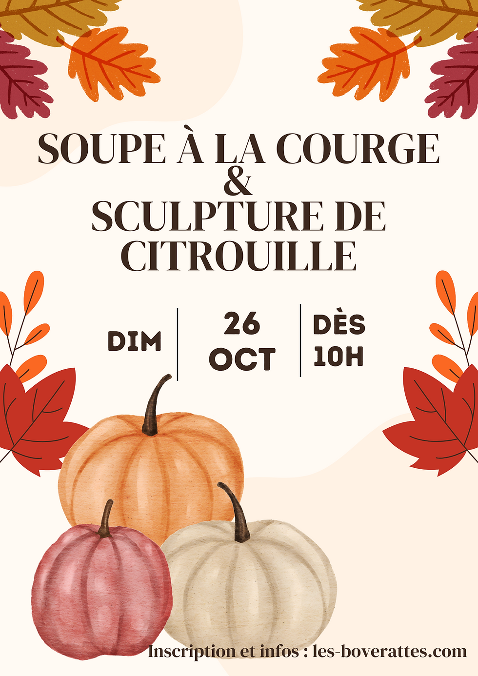 Soupe à la courge & sculpture de citrouille