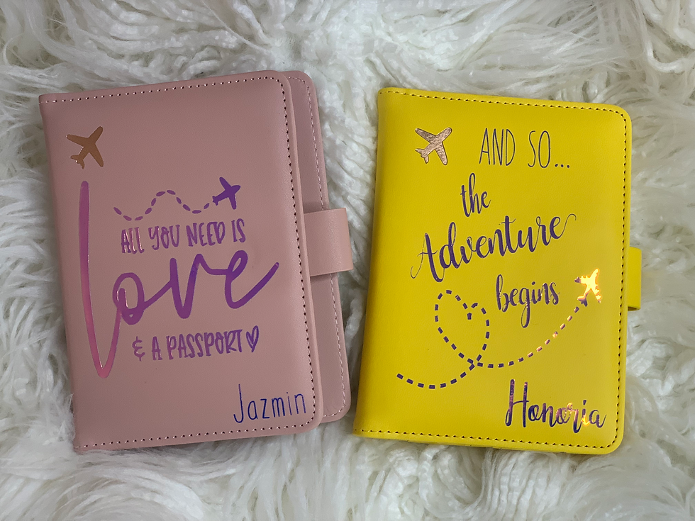 Personalized Passport Covers