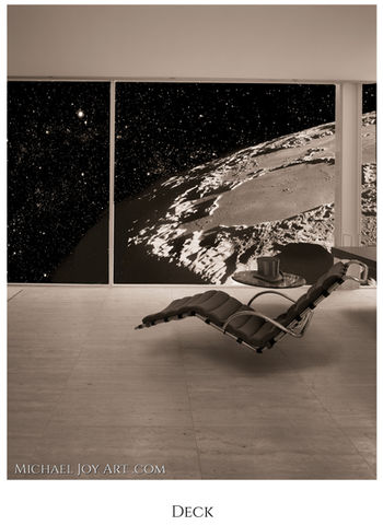 Floating chair, 'DIIOX', night view