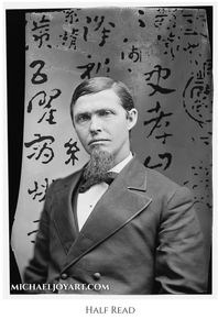 Black and white portrait photo of Silas Bond