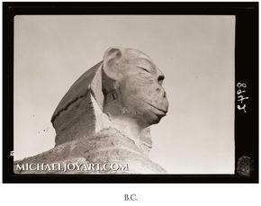Close-up of Sphinx head; MichaelJoyArt.com; BC