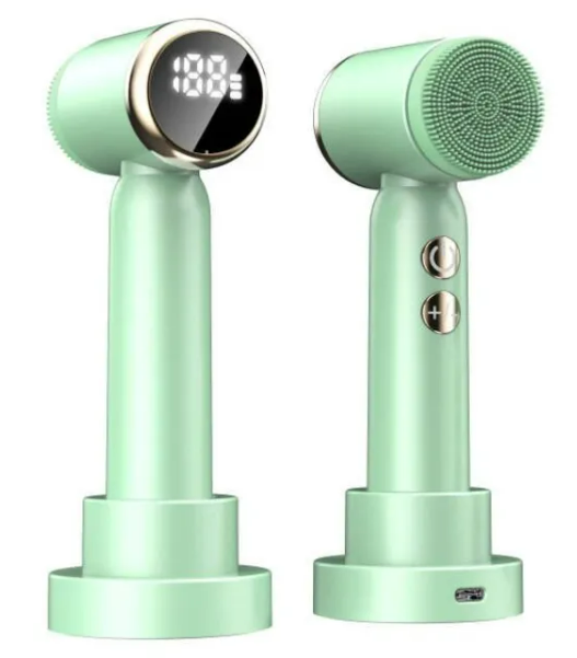 Thumbnail: 6 In 1 Ultrasonic Electric Face Cleansing Brush Compress