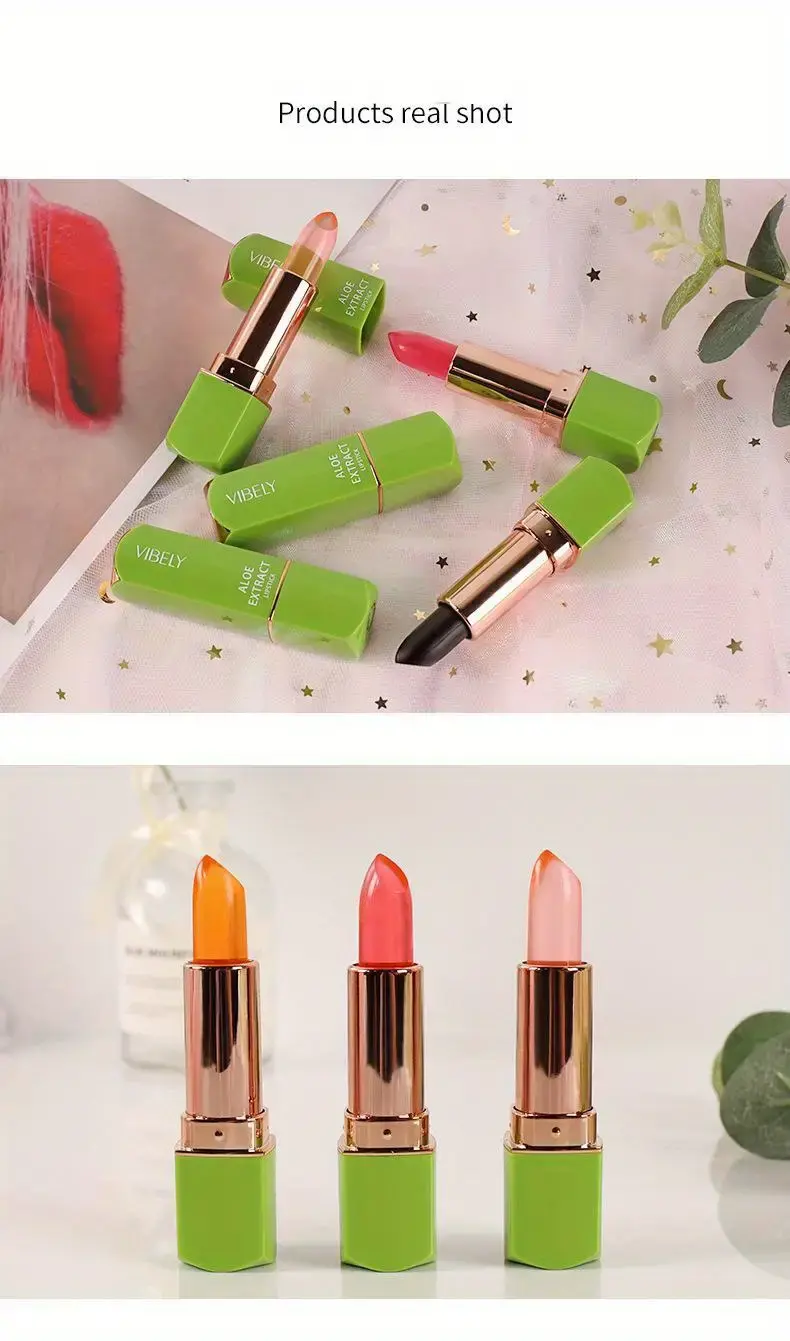 Thumbnail: Aloe Vera Lipstick - Moisturizing Color Change Lip Gloss