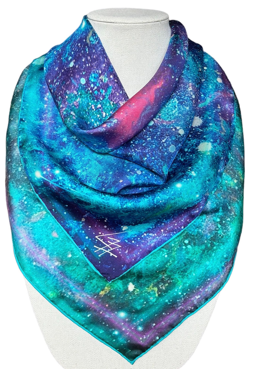 Miniatura: Silk Twill Scarf 24 x 24"  High Quality Printed on Both sides