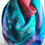 Thumbnail: Silk Scarf #2 with my artwork !35x35 Inch 