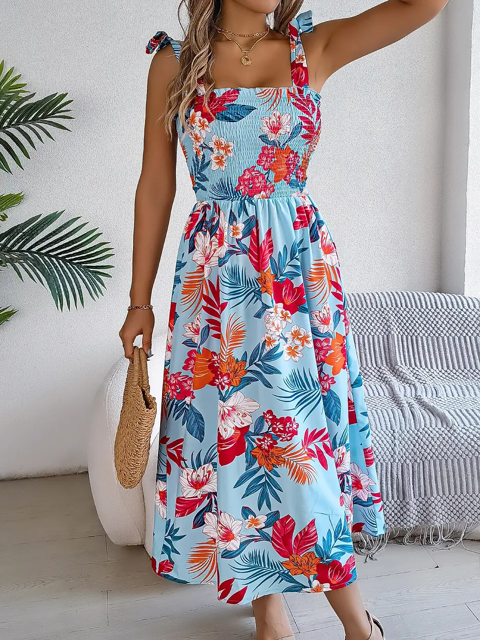 Thumbnail: 🌺 Araya Summer Bloom Midi Dress