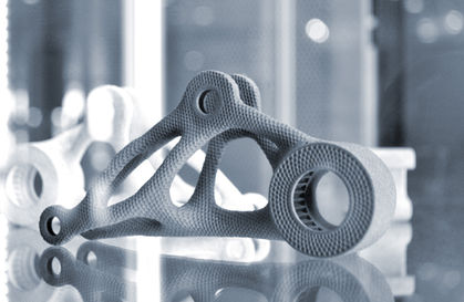 3-D printed model of a bike