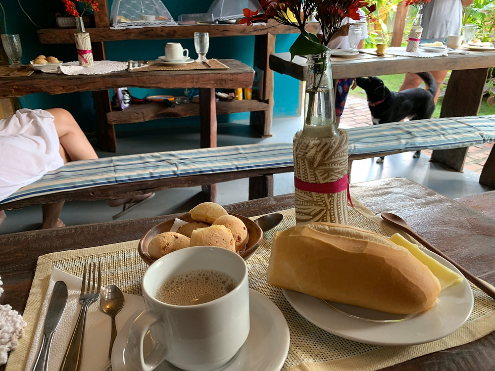 café da manhã em caraiva