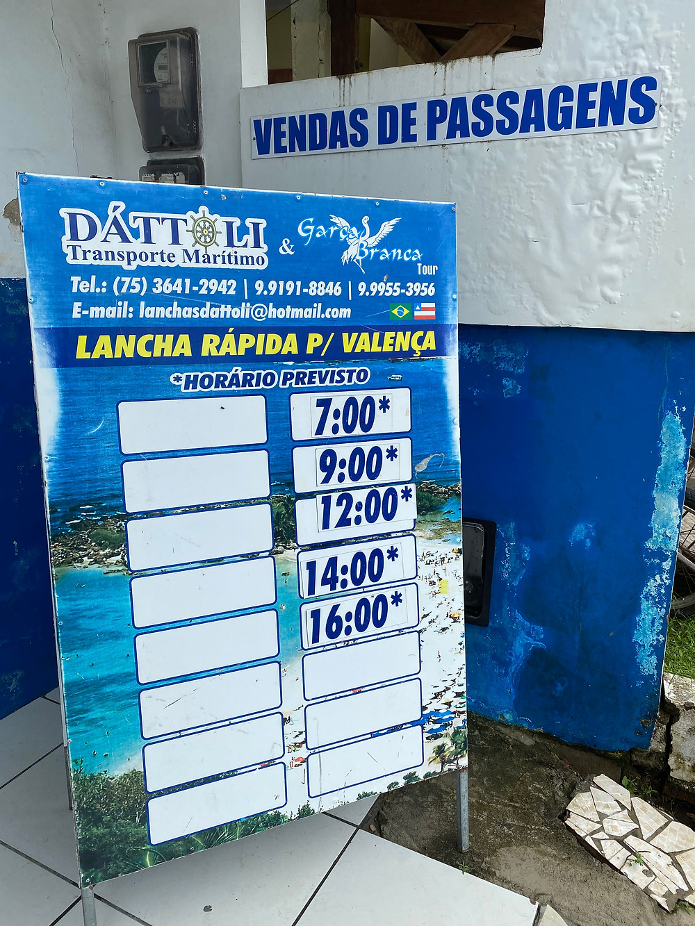 horarios boipeba para valenca