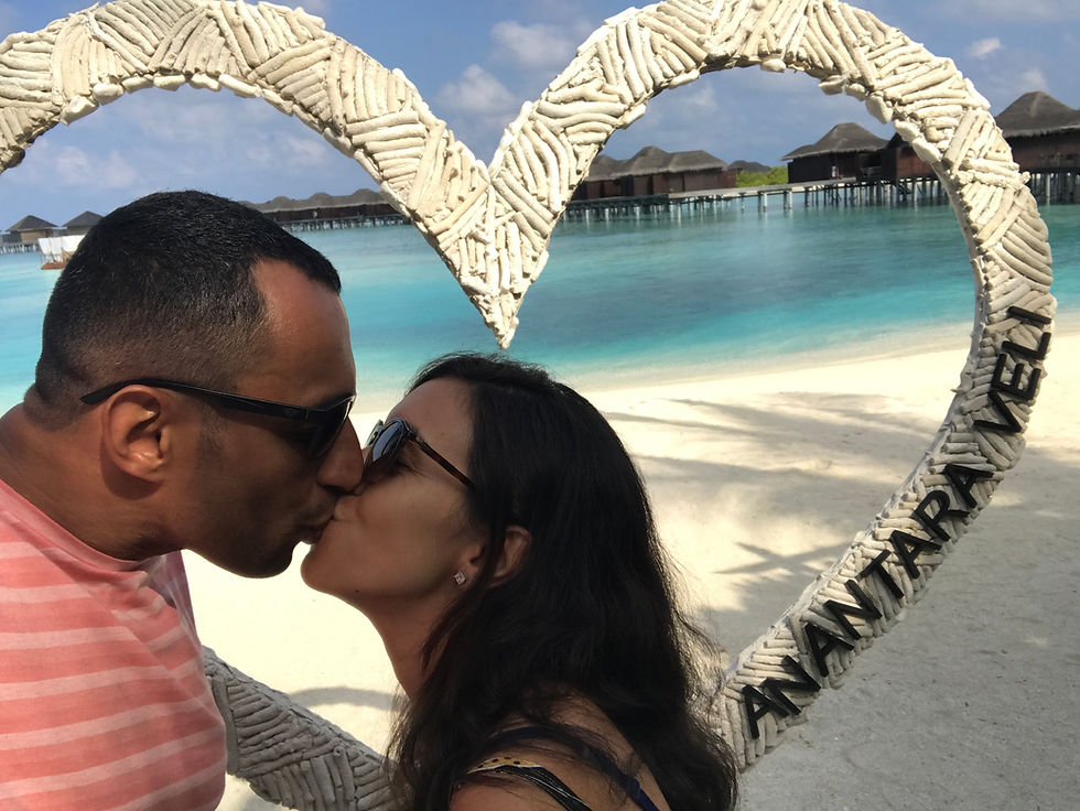 casal lua de mel maldivas fotos