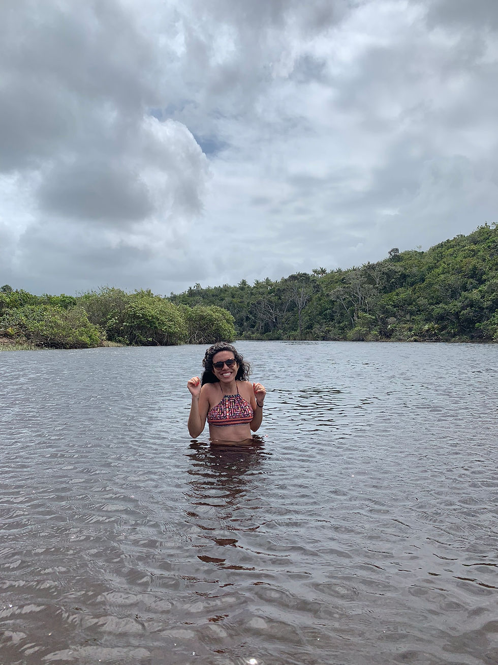 lagoa em satu caraiva