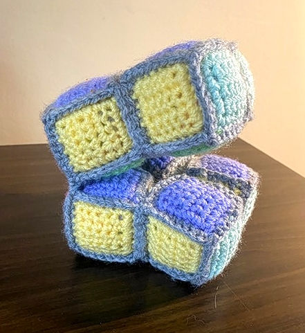 Thumbnail: Infinity Cube - Written Crochet Pattern
