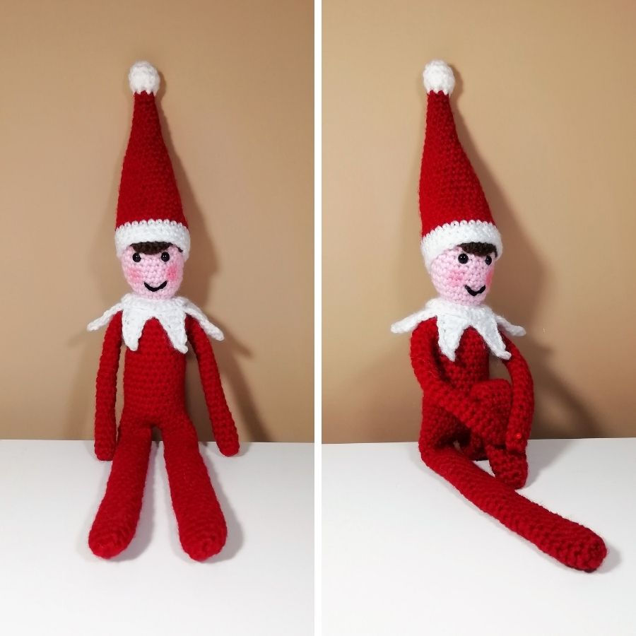 Elf On The Shelf - Written Crochet Pattern