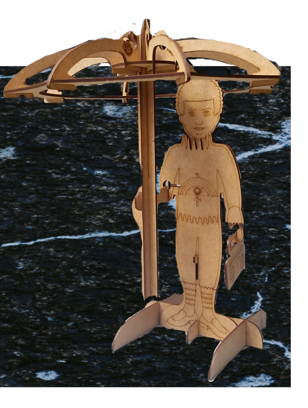 boneco do vassalo montado