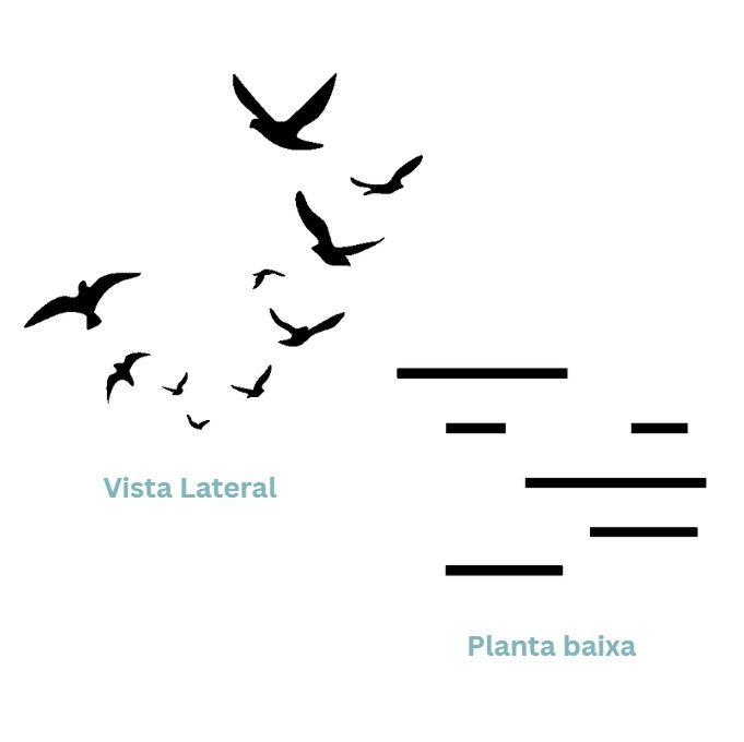 Representação do Pássaro 09c Grande