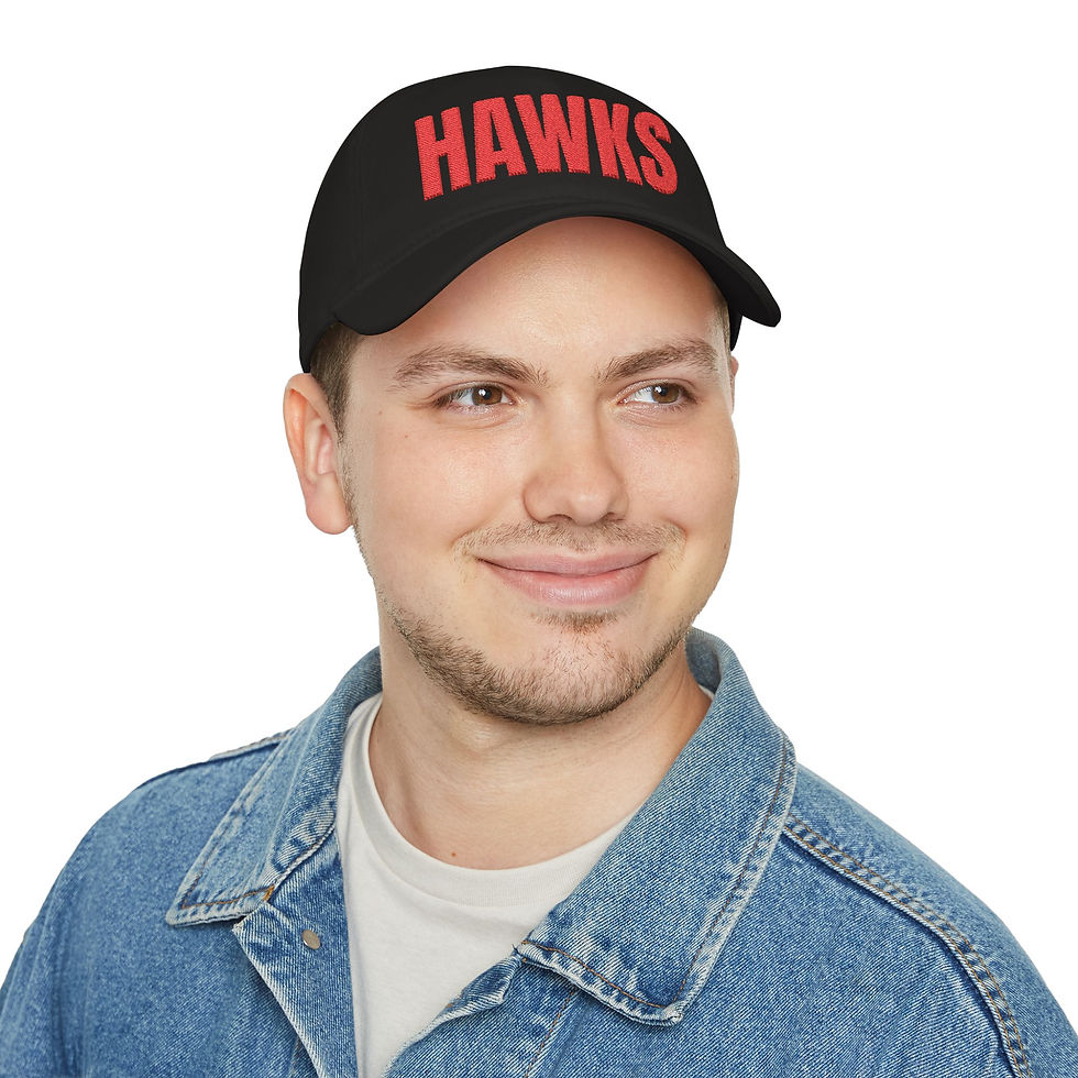 Thumbnail: Hawks Embroidered Hat - Low Profile Team Hat