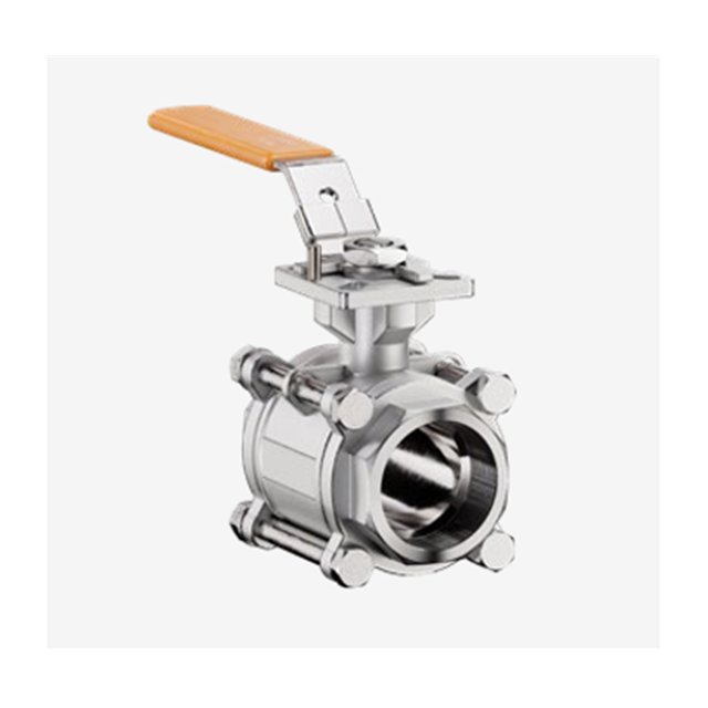 EBRO V-3MH three-piece ball valve with lever