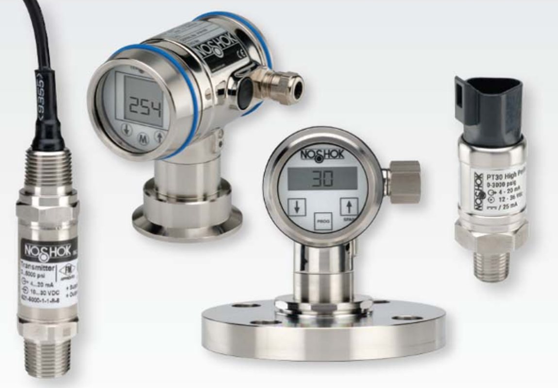 NOSHOK industrial, sanitary and flanged pressure transmitters
