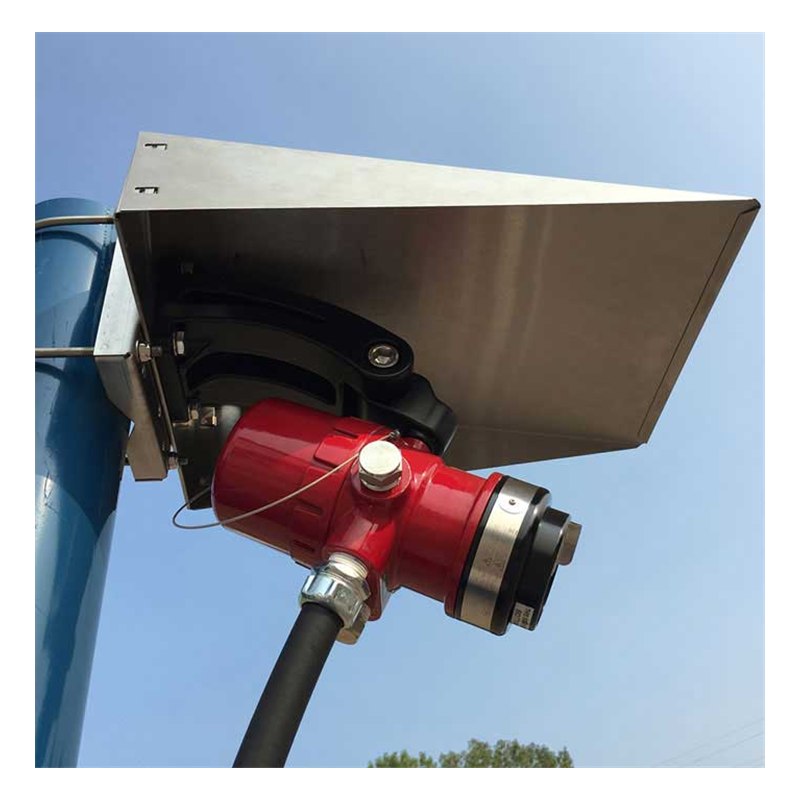 Det-Tronics flame detector with sun shade