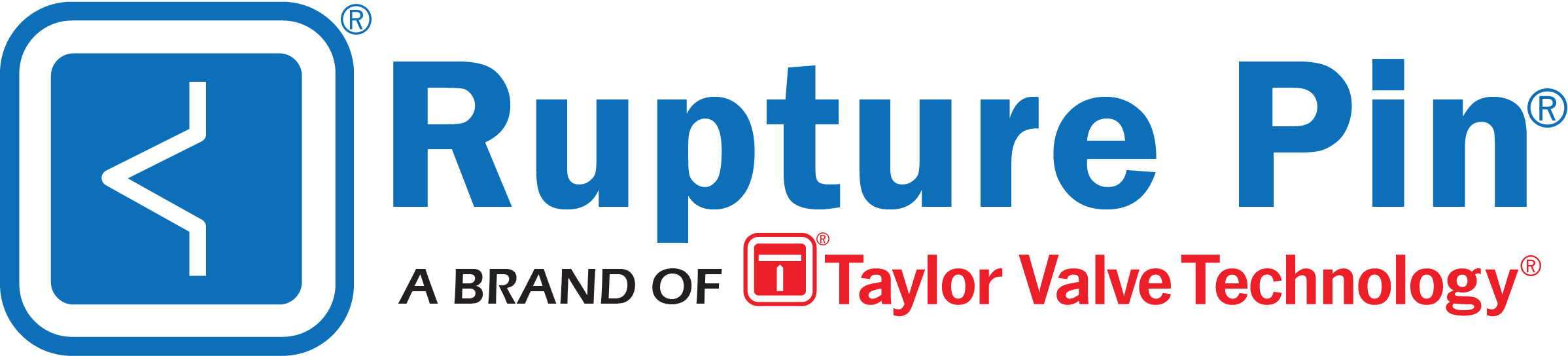 Rupture Pin, a brand of Taylor Valve Technology logo