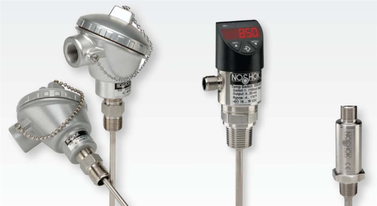 NOSHOK industrial RTDs, temperature switch and temperature transmitter